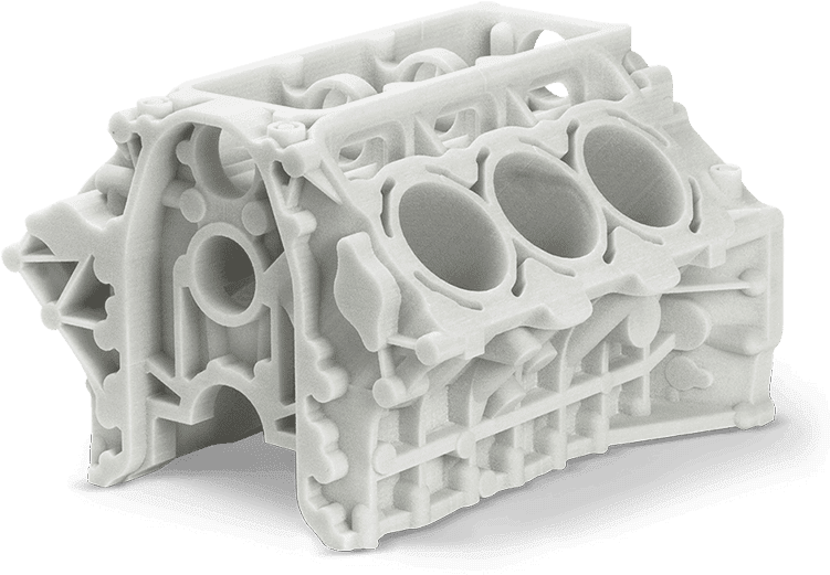 3D-gedruckter Motorblock – Kunststoff-Modell für technische Demonstrationen und Prototyping - 3D-Druckservice, 3d druckservice